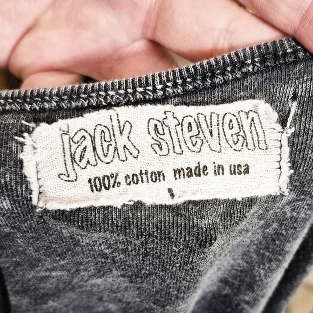 Jack Steven Gray Long Sleeve Top - Picture 5 of 5